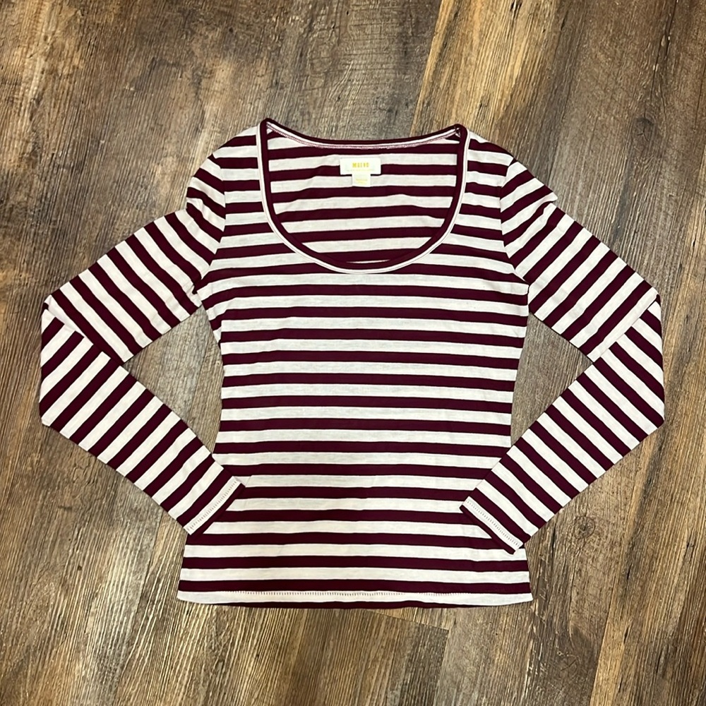 Maeve By Anthropologie Striped Soft Shirt